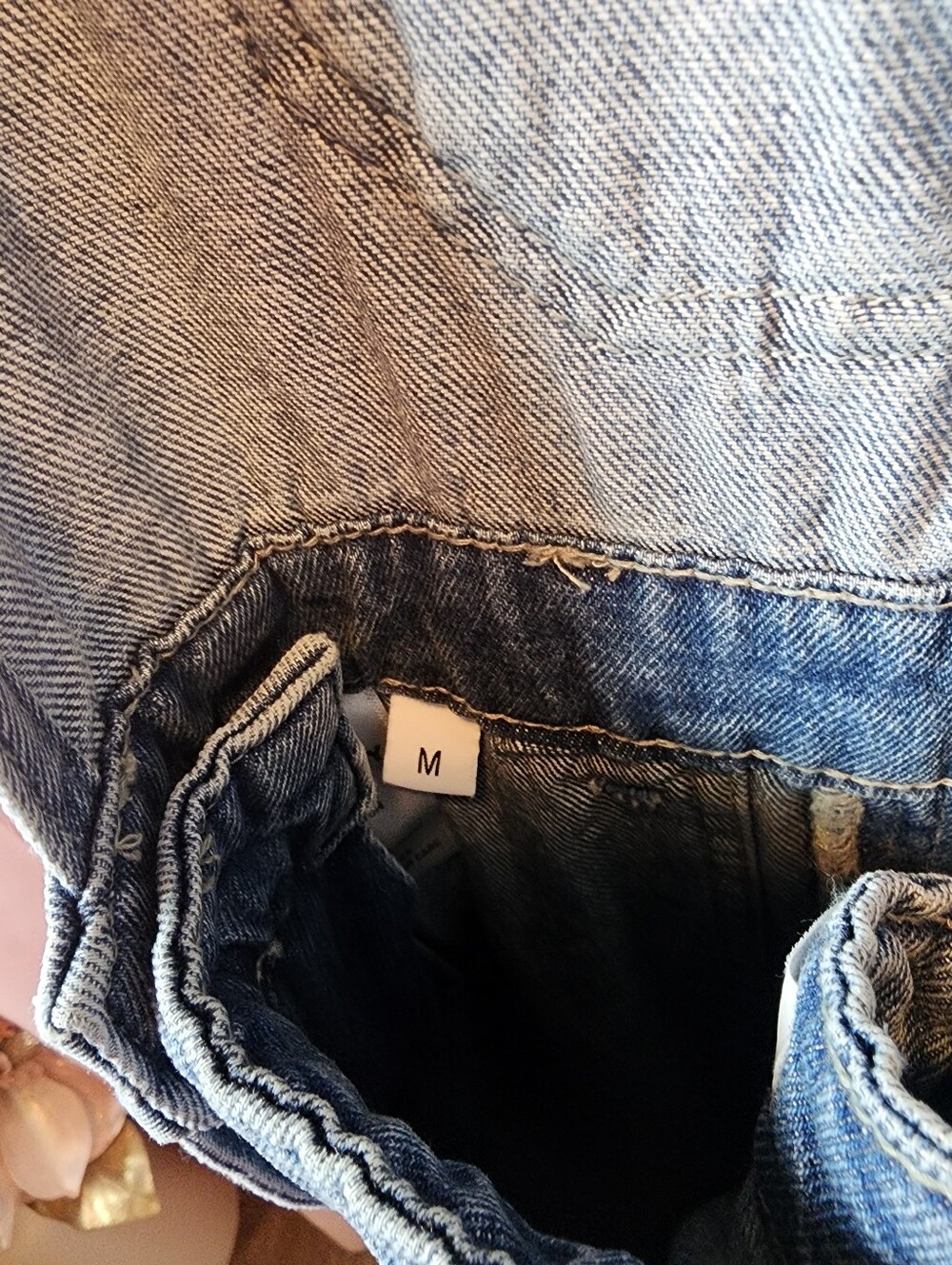 Zenana Wide Leg Denim Overalls - Blue - Picture 6 of 9